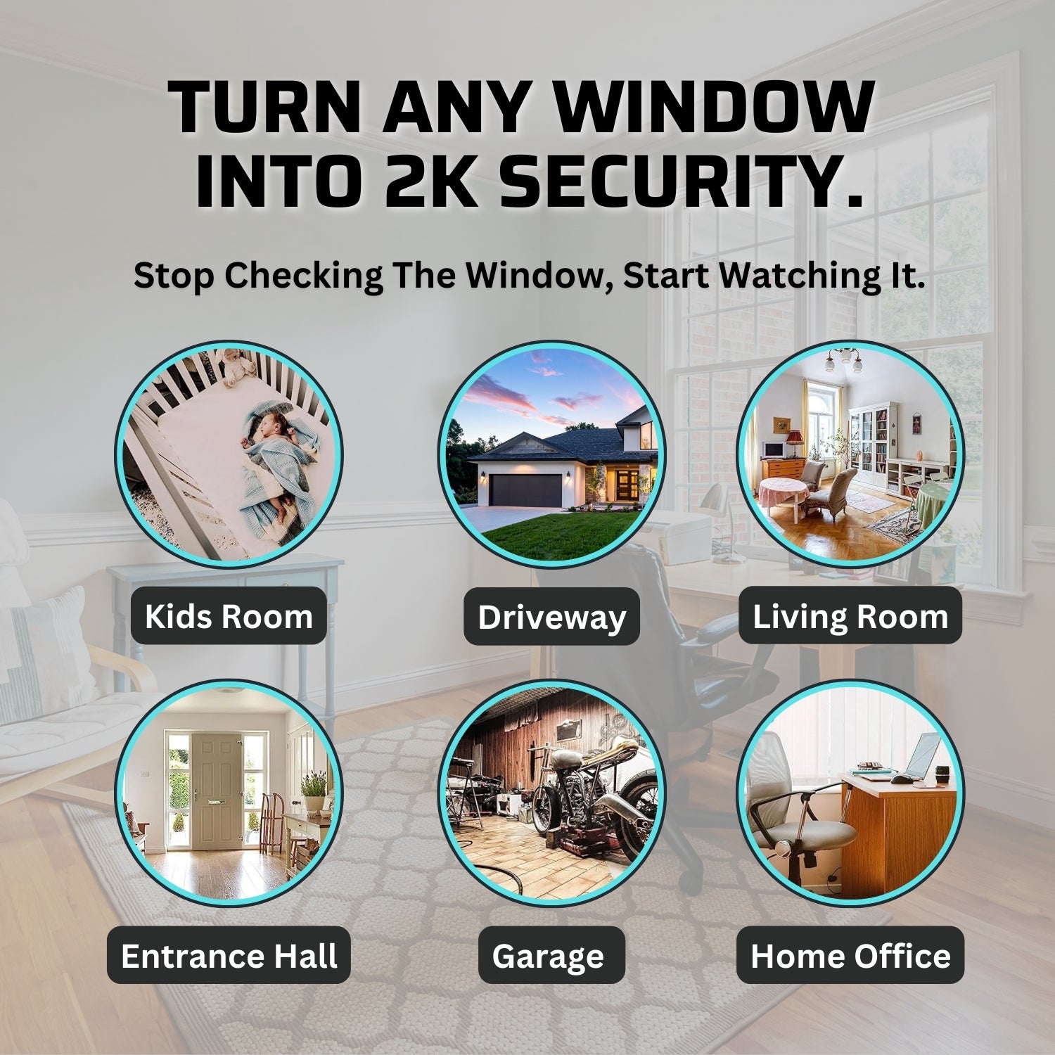 Thrumina 2K Window Security Camera