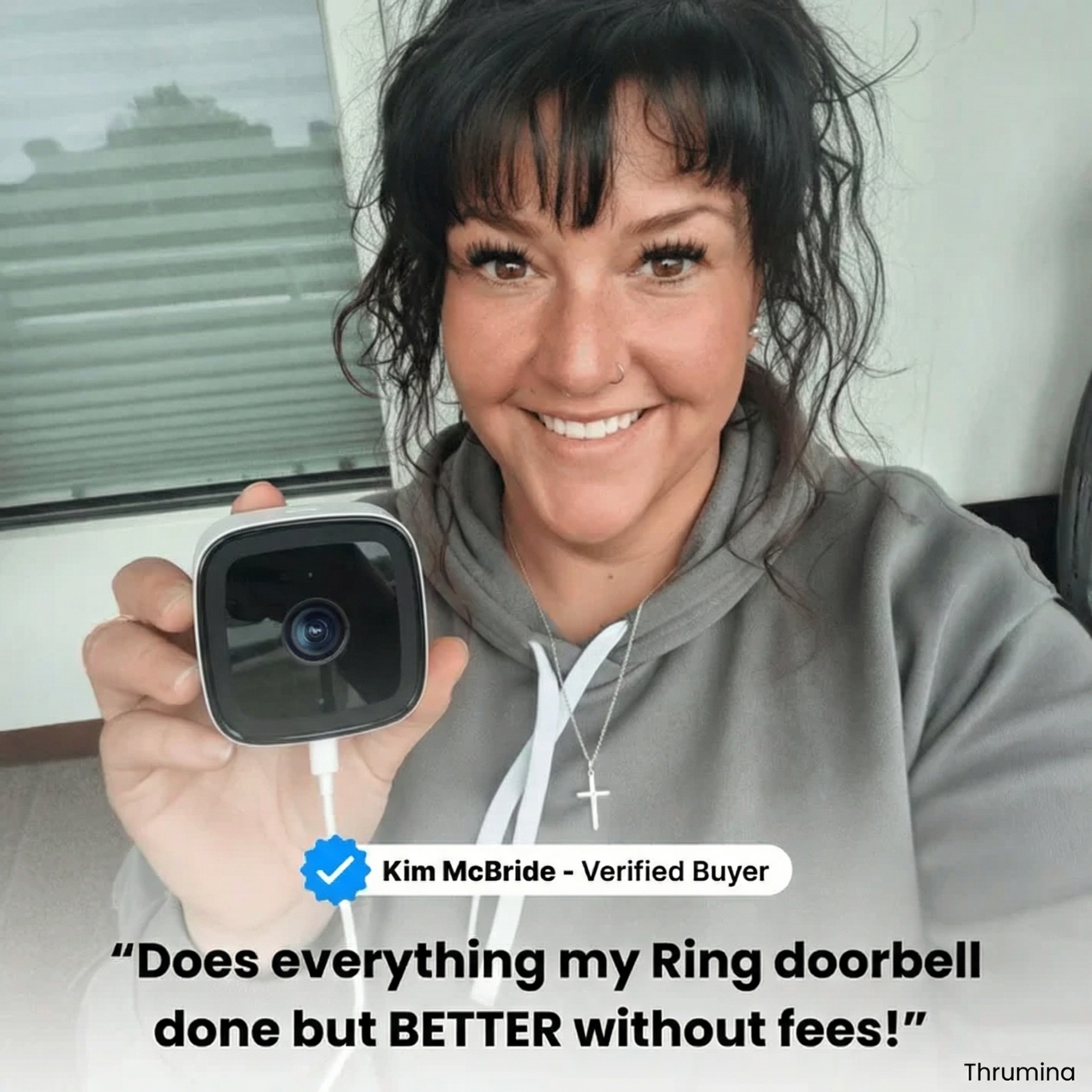 Thrumina 2K Window Security Camera